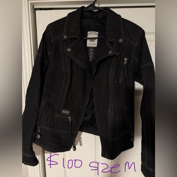 Harley-Davidson Jackets & Blazers - Harley-Davidson Black Leather Jacket